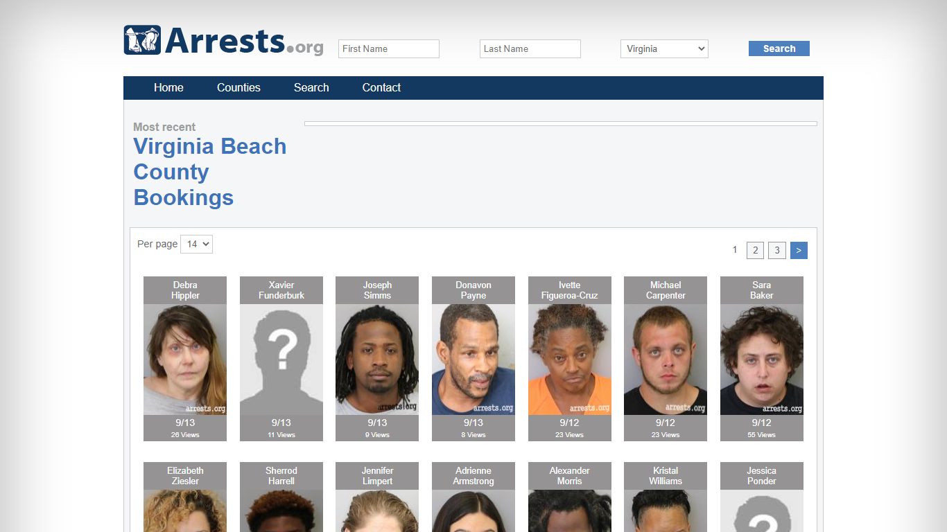 Virginia Beach County Arrests and Inmate Search